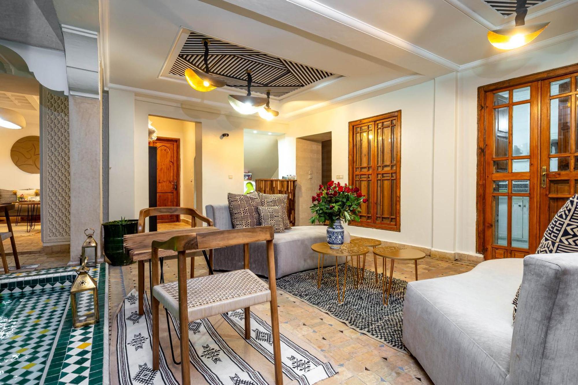 Riad La Croix Berbere Deluxe มาร์ราเกช ภายนอก รูปภาพ
